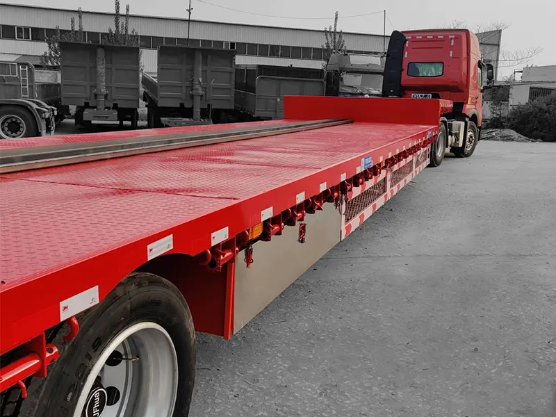 Flatbed semi trailers