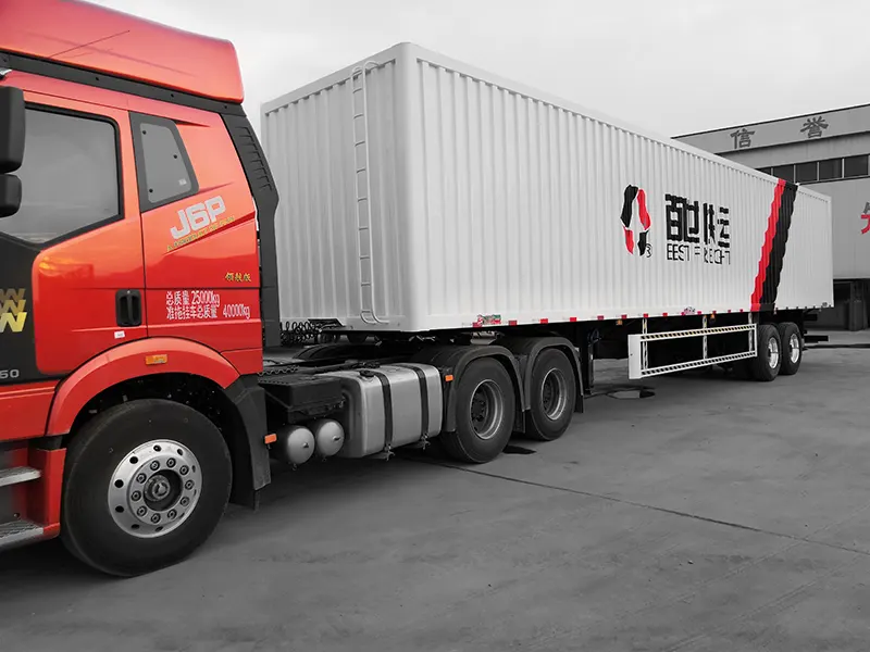 van semi trailer